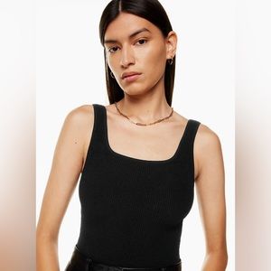 ARITZIA SCULPT KNIT SQUARENECK TANK